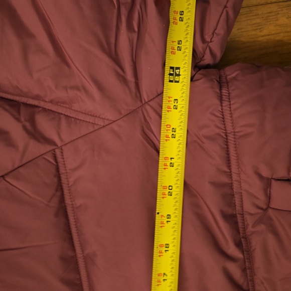 ARIZONA JEAN CO WOMEN'S JUNIORS WINTER BERRY HOODED COAT SIZE LARGE - Picture 11 of 15